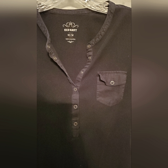 Old Navy Long sleeve ribbed top, Women's (Junior's) size medium - Picture 4 of 6